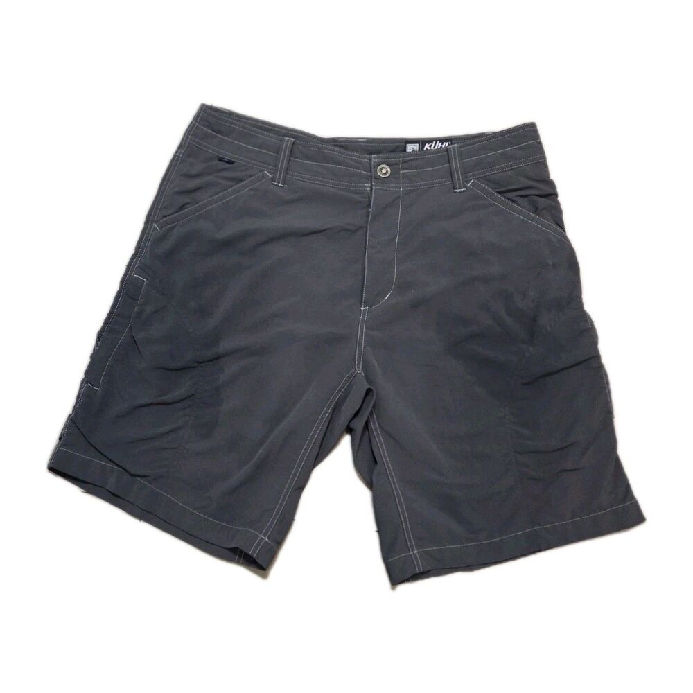 Kuhl Renegade Hiking Shorts Men's 36 Gray Lightweight Quick Dry Stretch Pockets